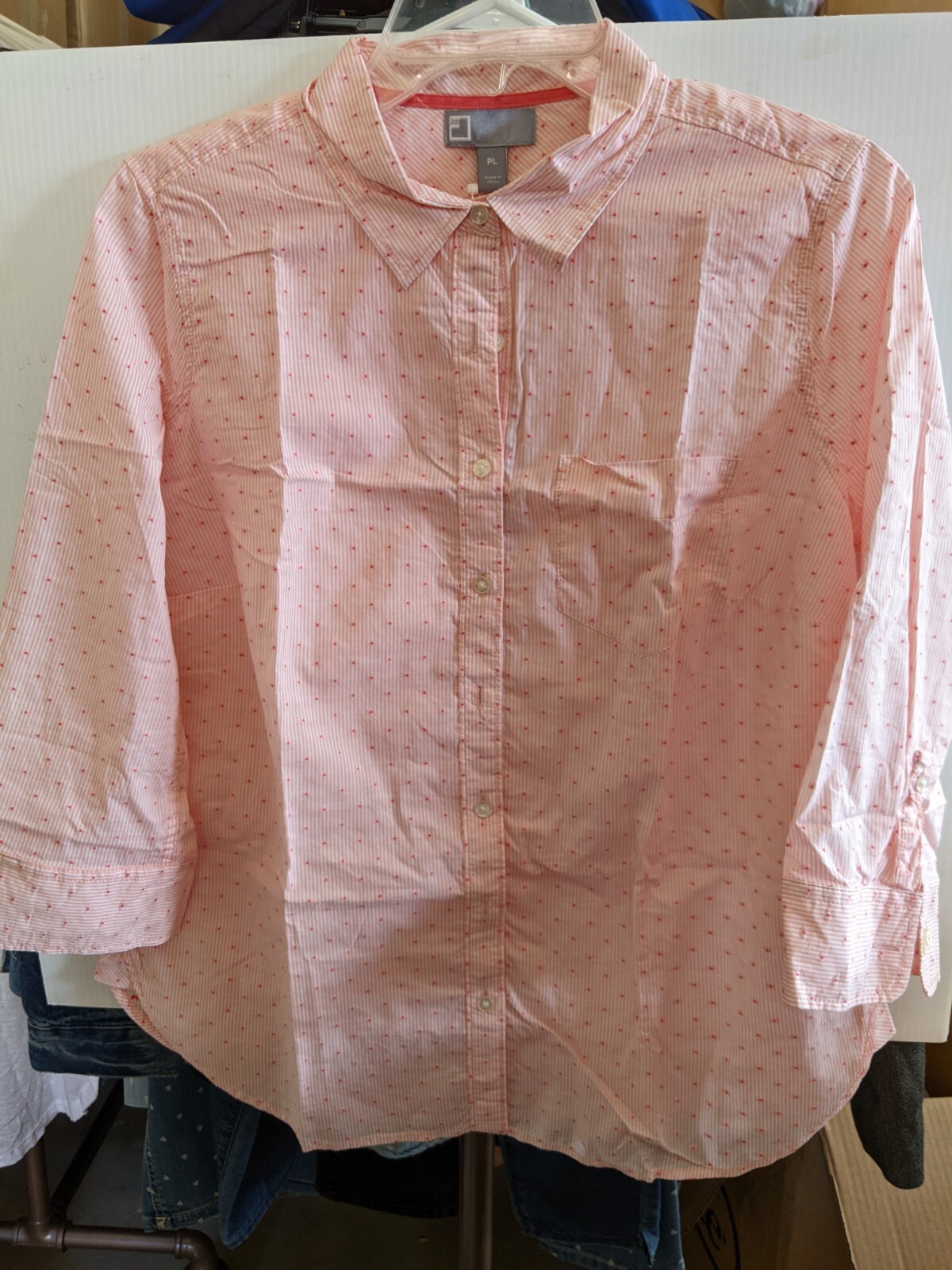 JCP JC Penny JCPenny 100 Cotton Dress Shirt Buttondown eBay