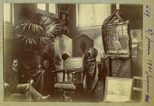 Le peintre Henry Jacquier. Ateliers 1901-1910. 8 photos. Militaria. Orientalisme - Picture 7 of 11