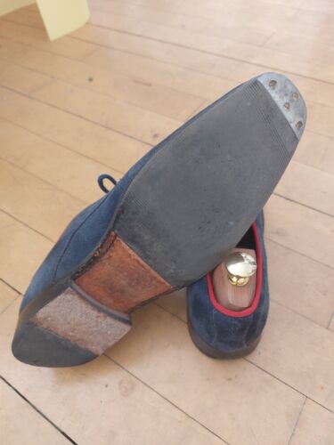 Gordon & Bros UK 8 Prime Shoes, Churchs, Crockett&Jones, Alden, Blau, Wildleder - Bild 2 von 4