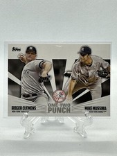 2023 Topps One-Two Punch #12P-21 Roger Clemens / Mike Mussina New York Yankees