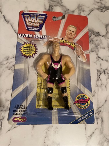 Justoys WWF/WWE Series 7 Owen Hart Bend-Ems, New!...