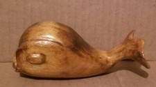 Hand Carved Whale Paper Weight.  TB15