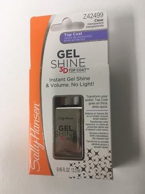 Sally Hansen Gel Shine 3D Top Coat Clear Z42499 *Buy 1 Get 1 FREE*
