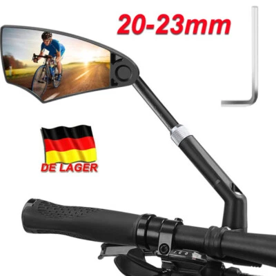 MARKENLOS Fahrradspiegel für E-Bike - Fahrrad Rückspiegel Klappbar Spiegel für Ebikes MTB