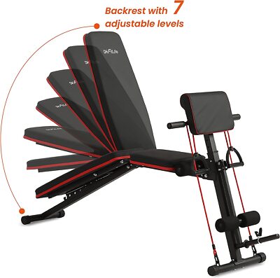 Panca Pieghevole Multifunzione 2 In 1 – Piana/Declinata – Portata 300kg – Attrezzatura Per Palestra Casa