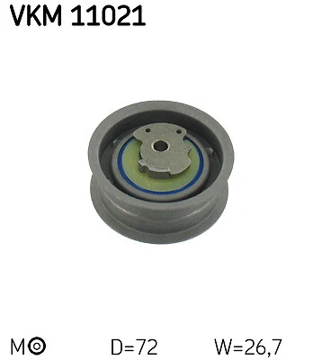 SKF VKM 11021 Tensioner Pulley, timing belt for AUDI,SEAT,VW - Bild 1 von 1