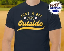 NEW Bob Uecker Tribute Shirt RIP Uecker Brewers Shirt Just A Bit Outside T Shirt