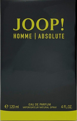 JOOP! HOMME ABSOLUTE EAU DE PARFUM SPRAY FOR MEN 4.0 Oz / 120 ml BRAND NEW!!!