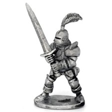 Medieval Knight Champion 28mm Metal Unpainted