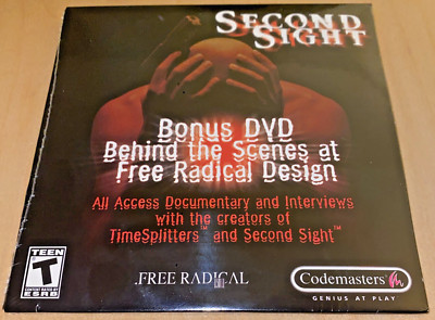 Second Sight Bonus DVD Behind the Scenes at Free Radical Design New & Sealed