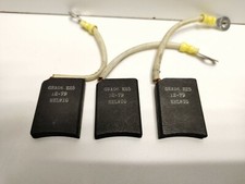 LOT OF 3 NEW OLD STOCK HELWIG 1.75" X 1.25" X .375" CARBON BRUSHES 12-79