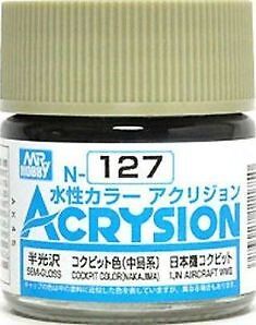 Mr Hobby - Gunze N-127 - Acrysion (10 ml) Cockpit Color (Nakajima) - Neu