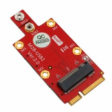 XT-XINTE M.2 Key B to Mini PCI-E Adapter with NANO SIM Card Slot for 3G/4G/5G