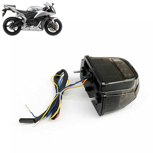 Rear Brake Tail Turn Signals Light LED ABS Plastic Fits For Honda CBR600RR 07-12