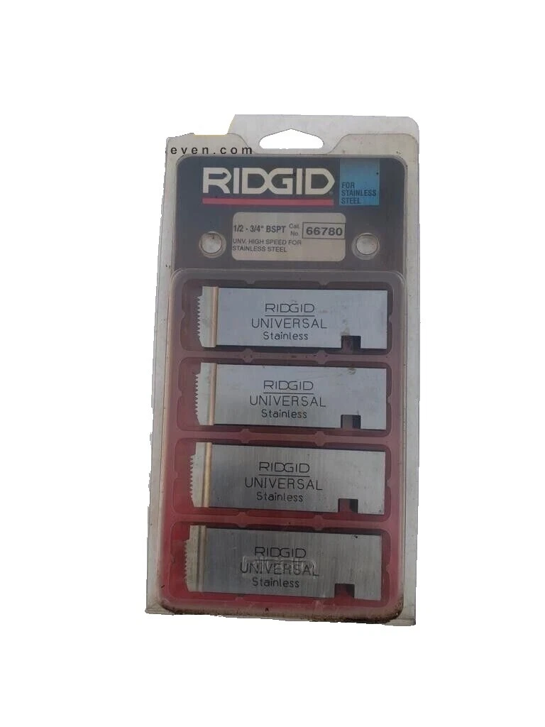 Punzones de tuberías RIDGID Die BSPT, grifos y muere