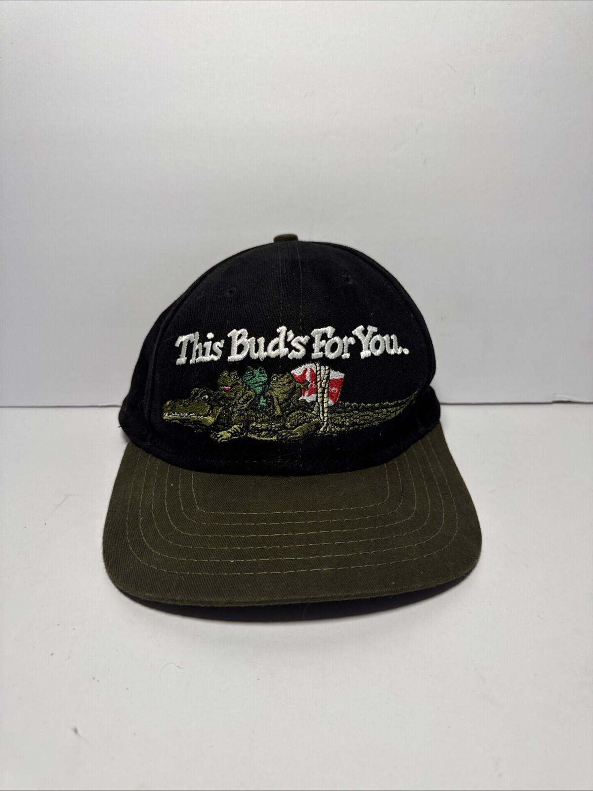 Budweiser Hat This Bud’s For You Beer Made in USA Anheuser Busch 1995 Vintage