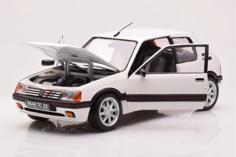 1989 PEUGEOT 205 GTI 1.9 Meije White - Bianco Meije Norev 184842 Die Cast 1/18 - Immagine 3 di 4