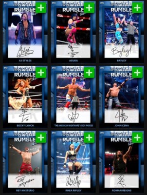 [DIGITAL] Topps Slam - Royal Rumble Legends 25 S1 - Blue Signature ...