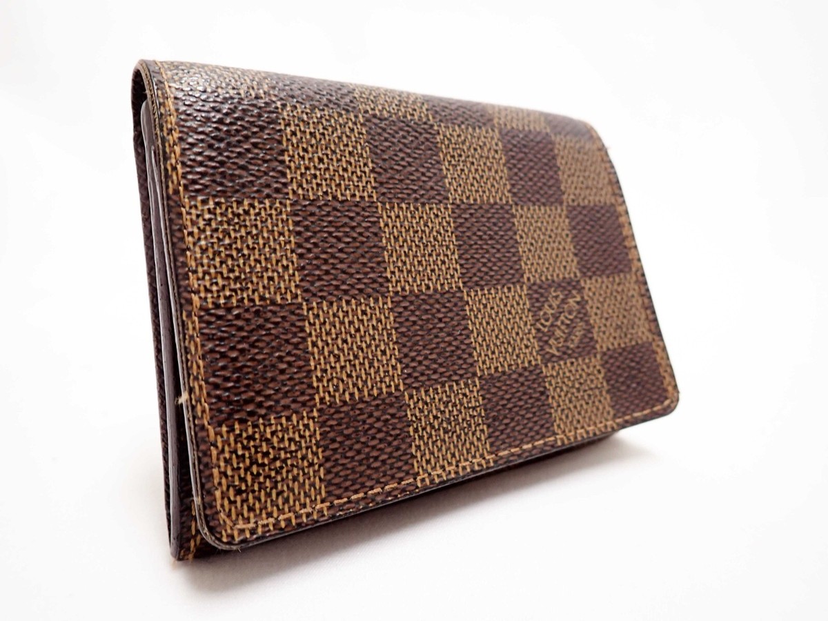 Louis Vuitton Damier Ebene Card Holder Carte De Visite N62920