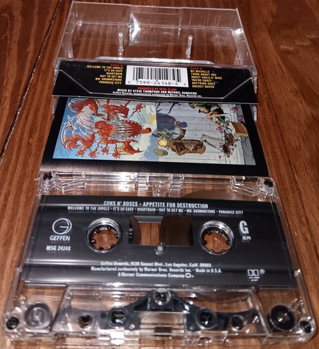 Guns N' Roses Appetite For Destruction Cassette SR Dolby HX Pro Geffen M5G 24148 - Picture 2 of 6