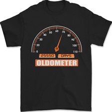 70th Birthday 70 Year Old Ageometer Funny Mens T-Shirt 100 Cotton