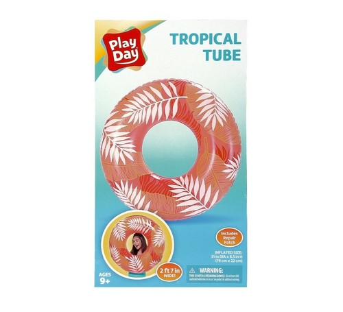 Inflatable Printed Swim Tube Pool Float 