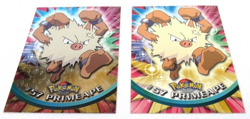 Topps Pokemon TV Animation Edition #57 Primeape - Texture Foil And Regular Issue - Picture 2 of 4