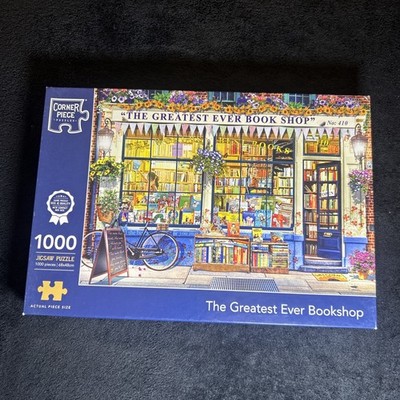 Corner Piece The Greatest Ever Bookshop 1000 Teile Puzzle vollständig