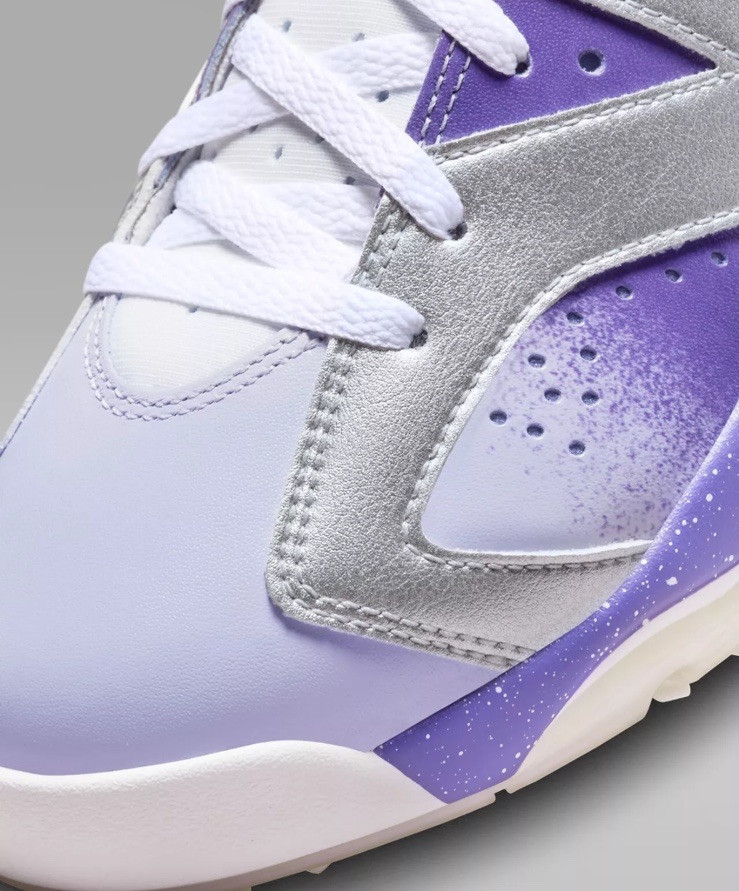 Air Jordan Retro 6 G NRG Golf Shoes MEN\'S Sizes Silver/Purple FD0205-055 Nike Air Jordan Retro 6 G NRG Golf Shoes Silver/Purple  main image 4