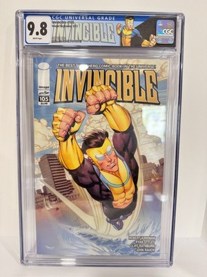 Invincible #105 CGC 9.8 White Pages TOP POP Robert Kirkman Ryan Ottley Image