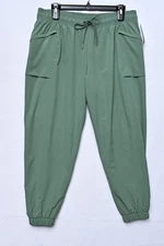 All in Motion Winter Woven Jogger Cargo Women's Green Pants Size XXL NWTS