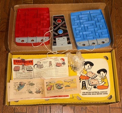 REMCO Fascination VTG- The Electric Maze Game 1961 -All 6 Original Balls+