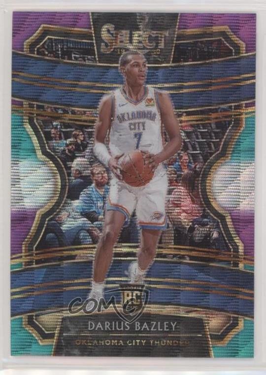 2019-20 Panini Select Concourse Tri-Color Prizm Darius Bazley #80 wq8
