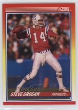1990 Score Steve Grogan #221 1eh5