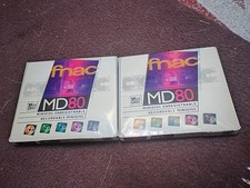 2 MiniDisc MD80 originales de FNAC