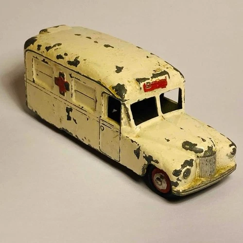 Dinky Toys #253 Daimler Ambulance Cream - Original Vintage (ref29)