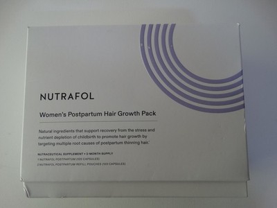 NUTRAFOL Hair Growth Supplements Postpartum 3 Months Pack- -EXPIRED ON 02/2026