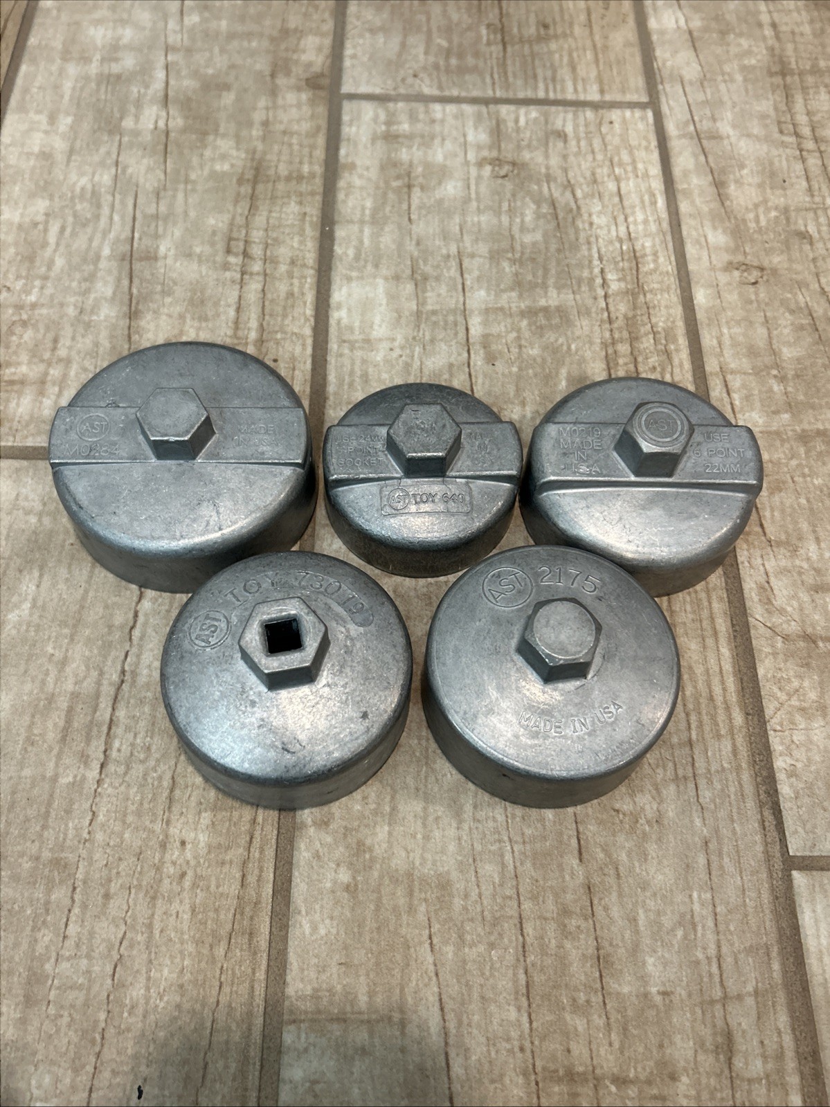 Filter Socket Wrench Cast Aluminum 5 Pcs