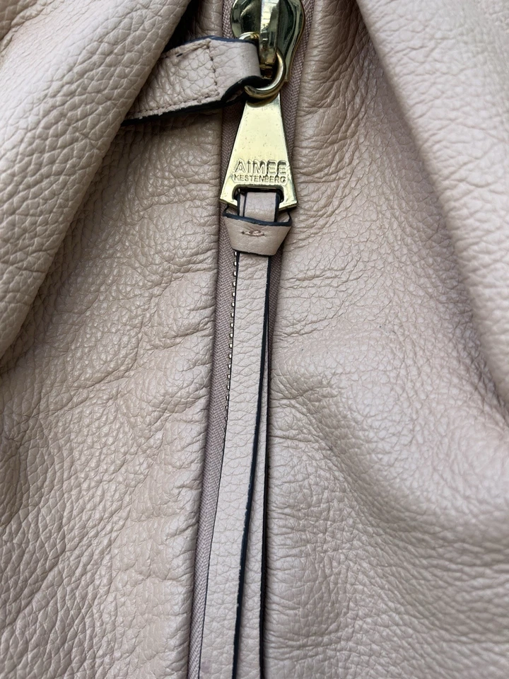 Mochila de Cuero Aimee Kestenberg Tamitha Novedad - Color Felpa o Rosa Pálido Foto 3 de 4