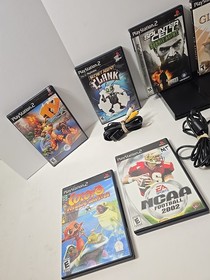 PlayStation 2 PS2 Slim Console 10 Game EPIC BUNDLE! CLEAN/TESTED! SHIPS FREE 🔥