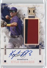 2025 Panini Impeccable Elegance Jersey Holo Silver /25 Kyle DeBarge Auto 1o2