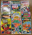MARVEL DC WHITMAN 🕷️ LOT OF 20 COMICS 🕷️ SPIDER-MAN BATMAN SUPERMAN HULK SOLAR