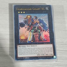 Structure Deck Yugioh Geargia Rampage Completo Pre Sleeved LP/NM 1° Edizione