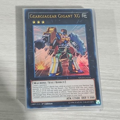 Yugioh  Geargia Rampage Structure Deck Complete Pre Sleeved LP/NM 1st Edition
