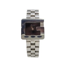 Gucci G-Square 3600L Black Dial Wristwatch Accessories Used From Japan