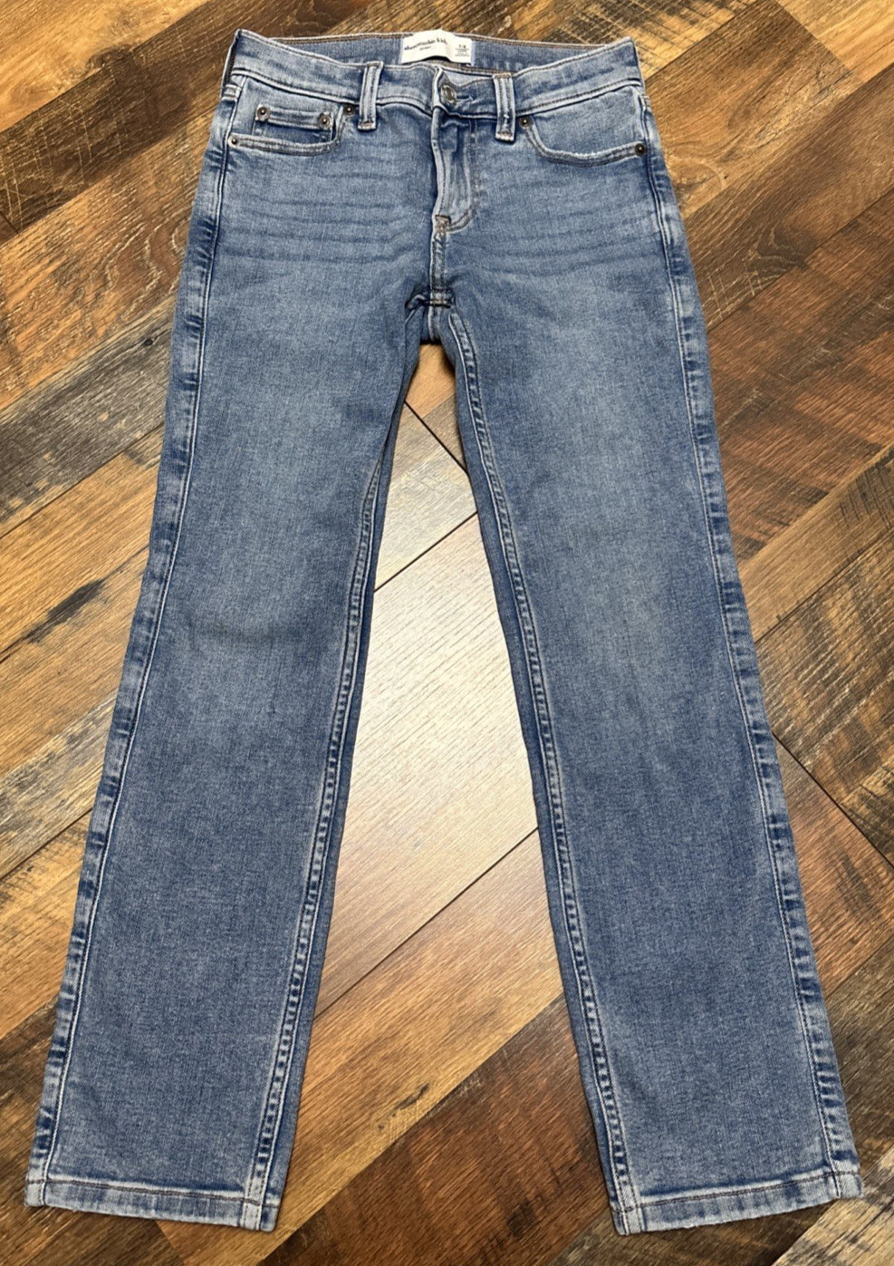 Boys Size 7/8 Long Medium Wash