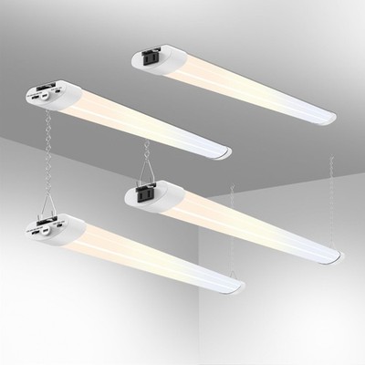 ALUSSO  5CCT LED Shop Lights for Workshop 4FT, 4800LM Super Bright, 20W 30W