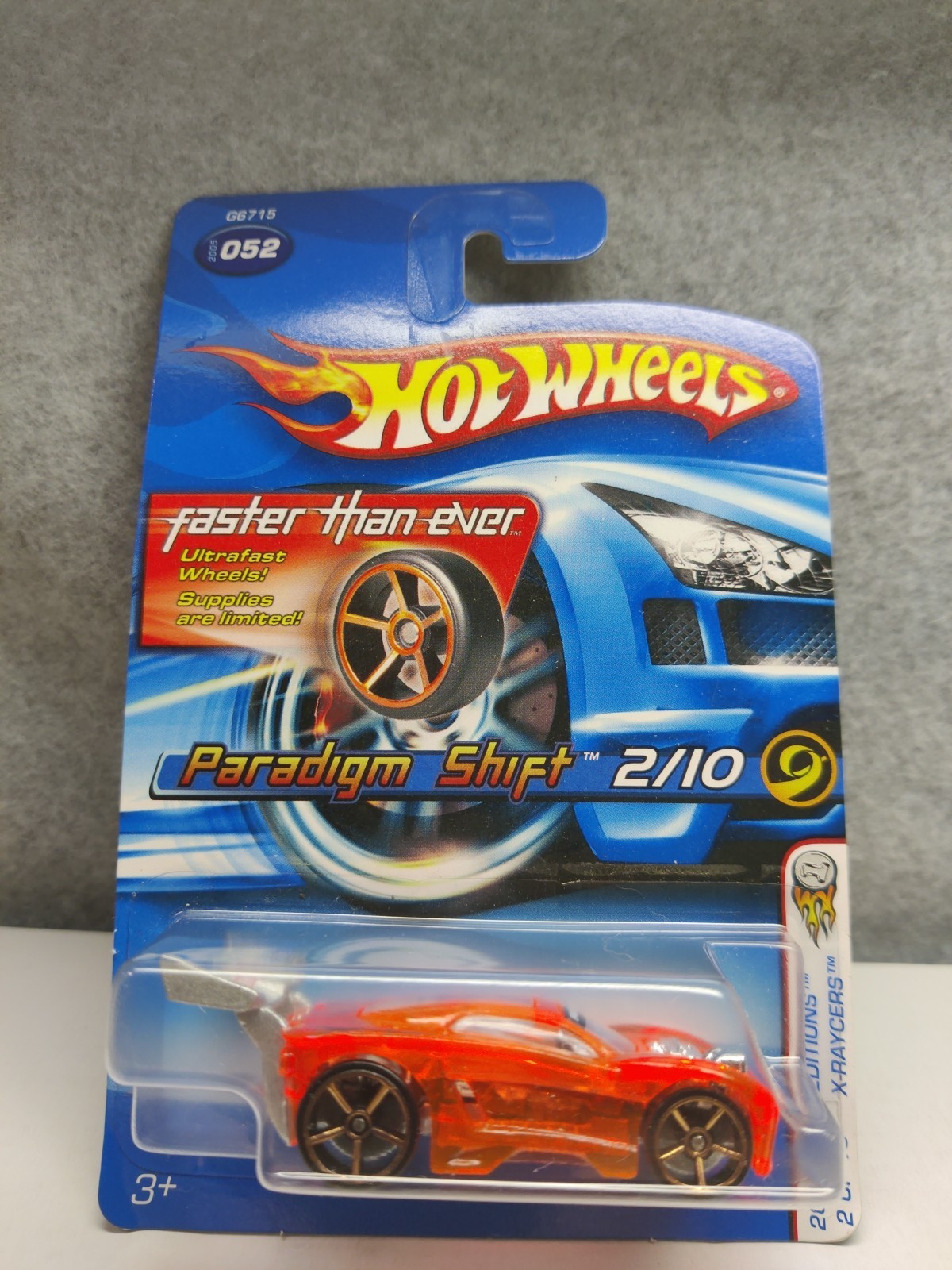 Hot Wheels 2005 First Editions #2/10 "Paradigm Shift" Orange X-Raycers  Nice!