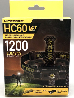Nitecore HC65 V2 USB-C rechargeable Headlamp 1200 lumens LED *NEW* FREE SHIPPING