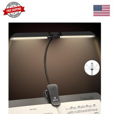 64 Led Rechargeable Music Stand Light - Folding Clip On Piano Lamp Portable...